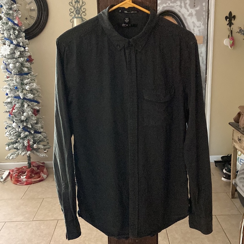 Dark Button Down